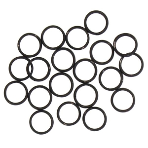 Jump/Split Rings Black 6mm Pack 60